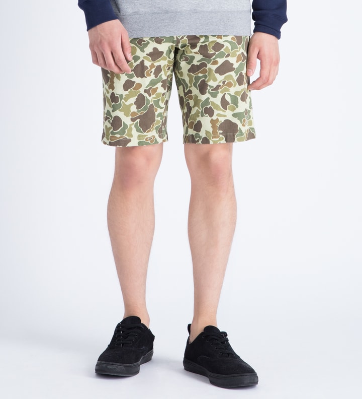 Olive Duck Camo Twill Walk Shorts Placeholder Image