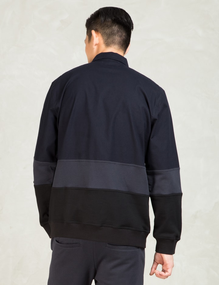 Navy Sweatshirt Combination Pullover Shirt Placeholder Image
