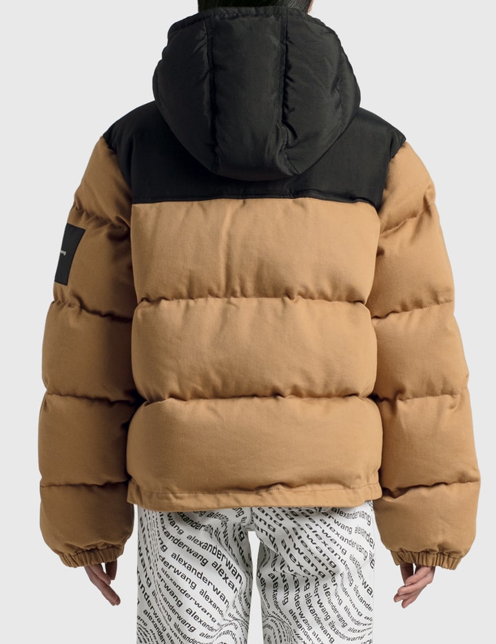 Colorblock Hooded Puffer Jacket Placeholder Image