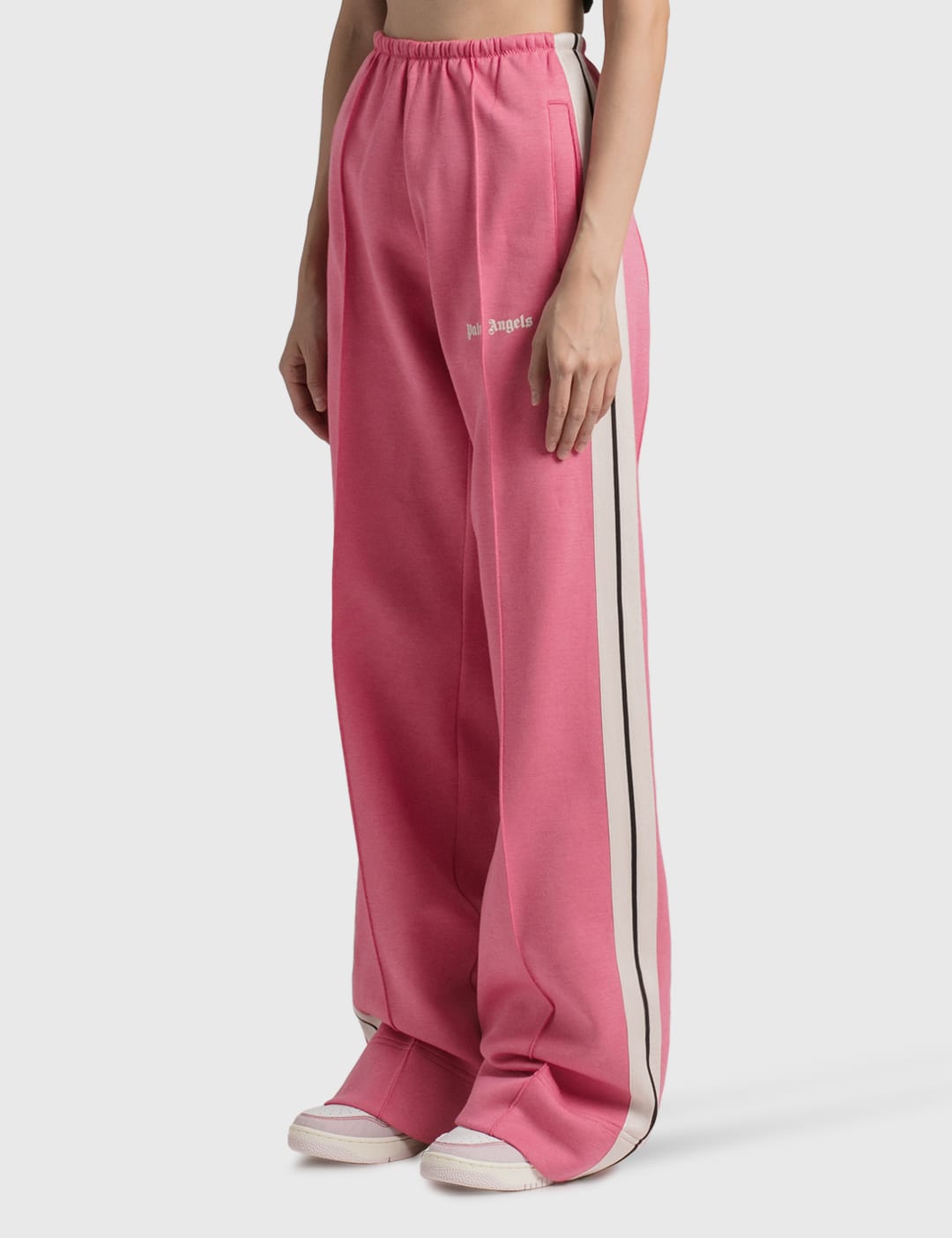 Buy Women's Pink Can't Bear No More Printed Loose Fit Track Pants Online at  Bewakoof