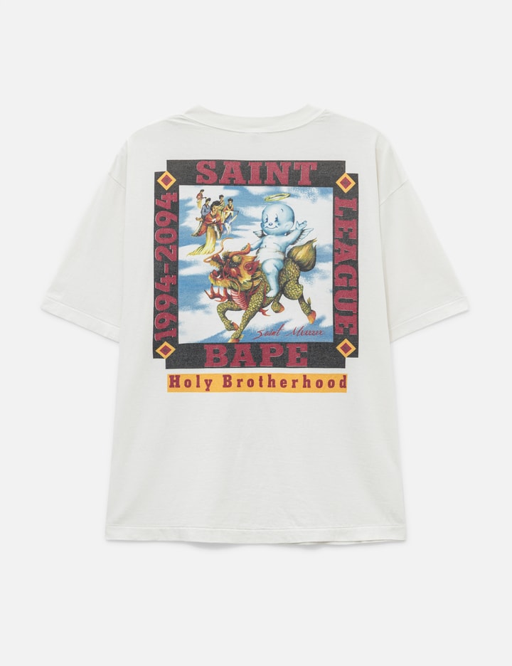 Saint Mxxxxxx Saint Michael X BAPE League T-Shirt
