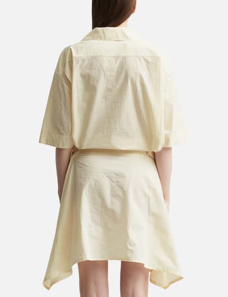 lemaire jersey dress LEMAIRE Off Shoulder Dress in jersey