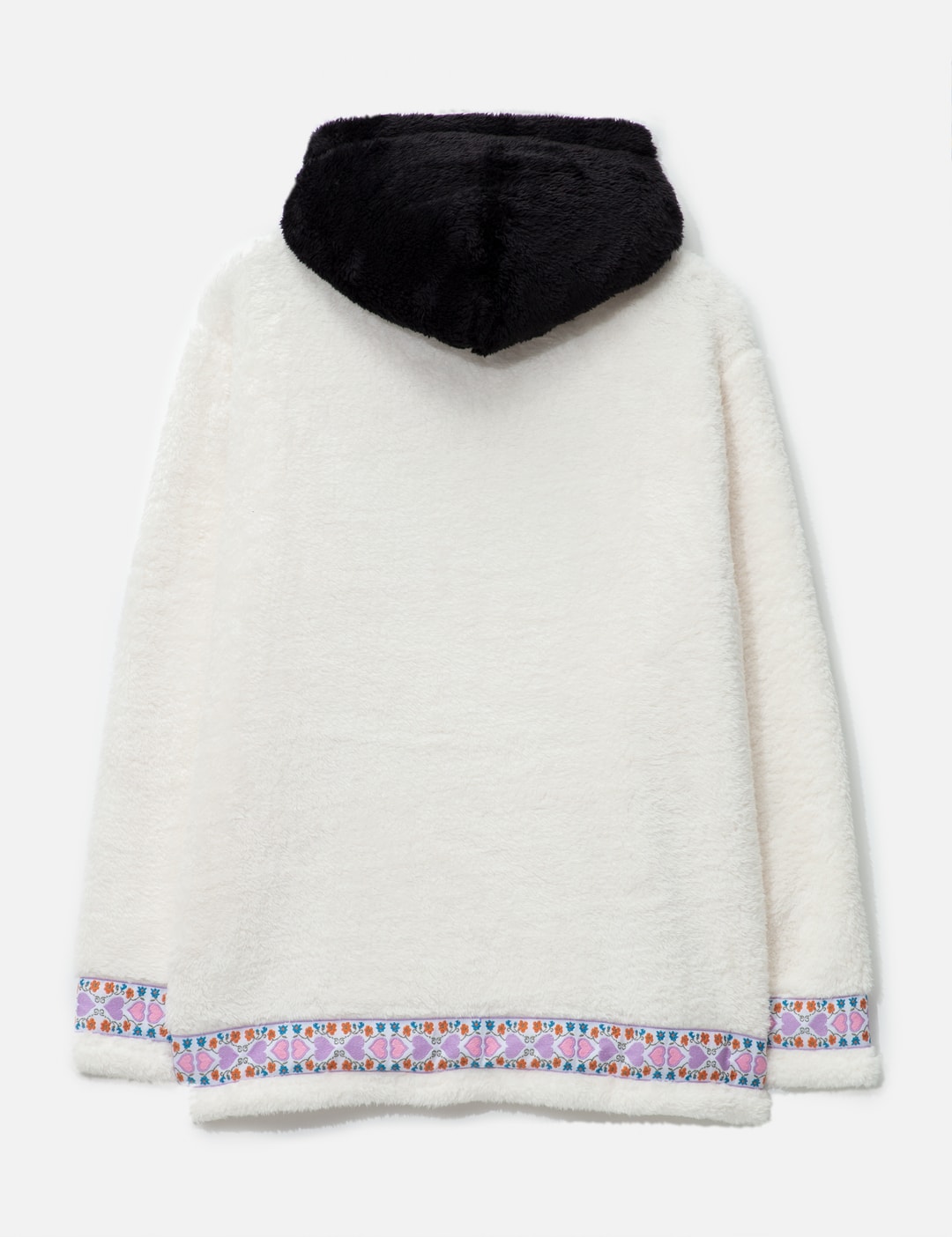 Abc. Bear Patch Boa Fleece Pullover Hoodie view 9