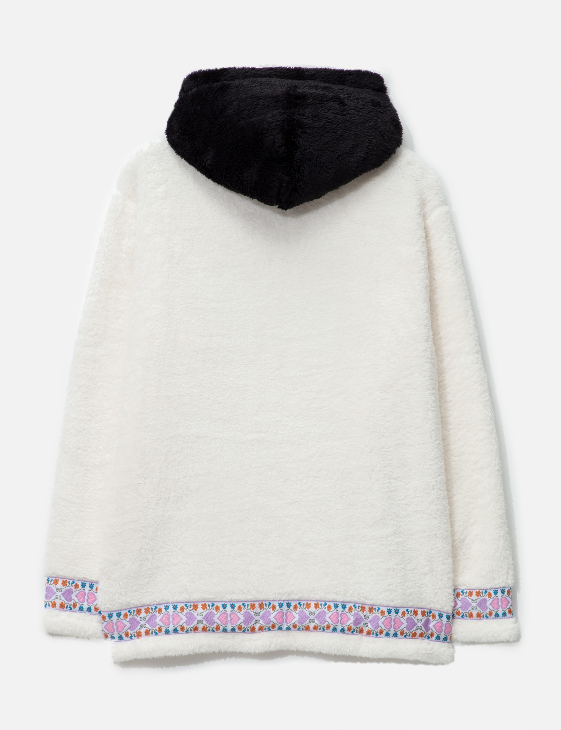Abc. Bear Patch Boa Fleece Pullover Hoodie view 17