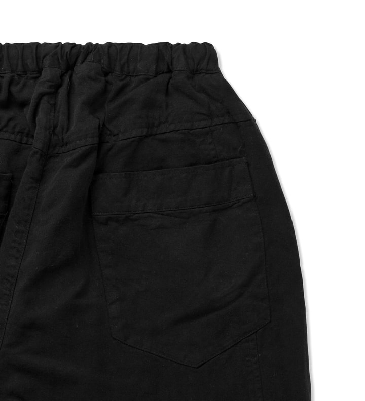 Robert Geller Black Tencel Flight Pant