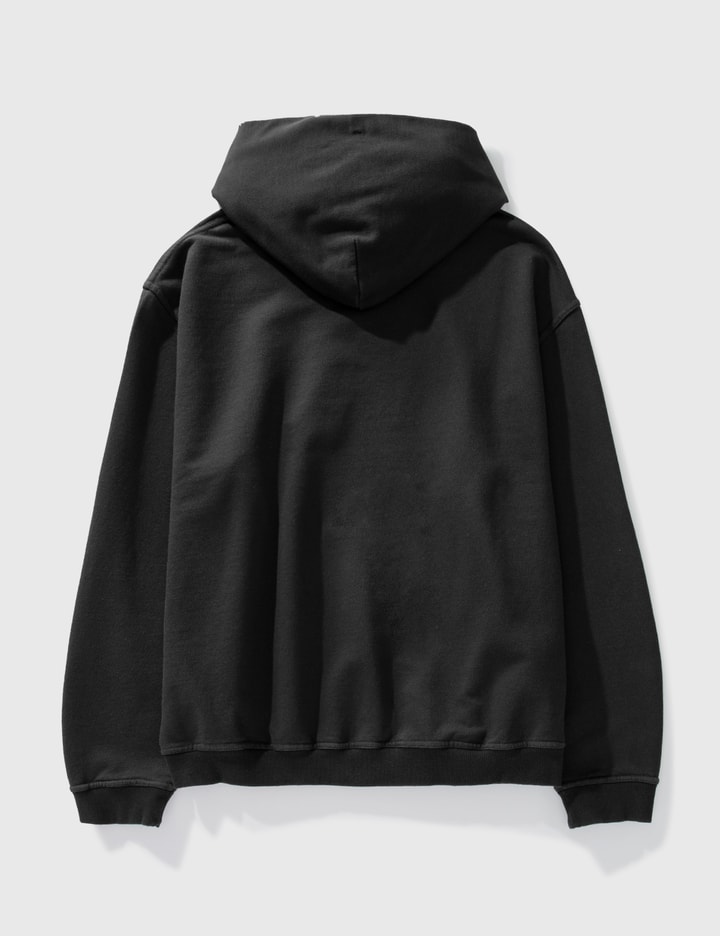 Upside Down Logo Hooded Sweatshirt in Black - Maison Margiela