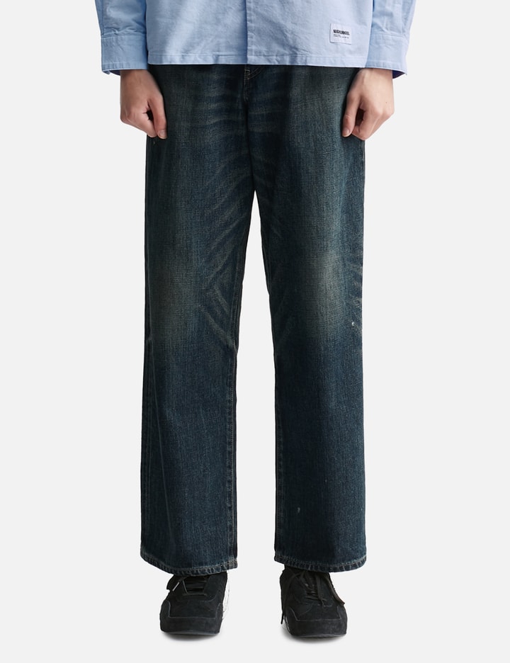 WASHED DENIM DP WIDE PANTS Placeholder Image