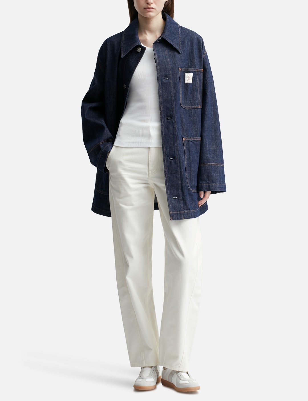 Worker Jacket With Ami Paris Heritage Label view 12