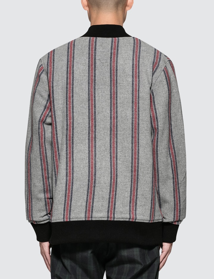 Wool Stripe Bomber Jacket Placeholder Image