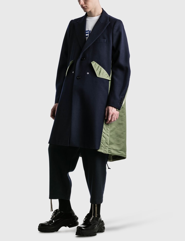 Wool Surge X Nylon Twill Coat Placeholder Image