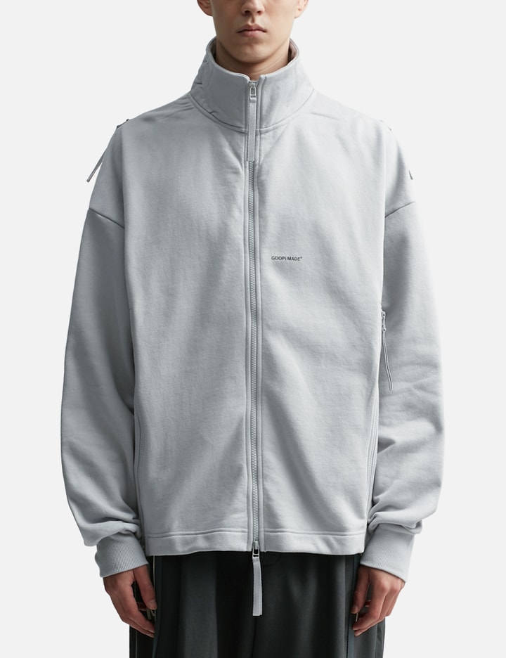 Goopimade “pth-01” Softbox Multi-zip Cozy Jacket In Grey