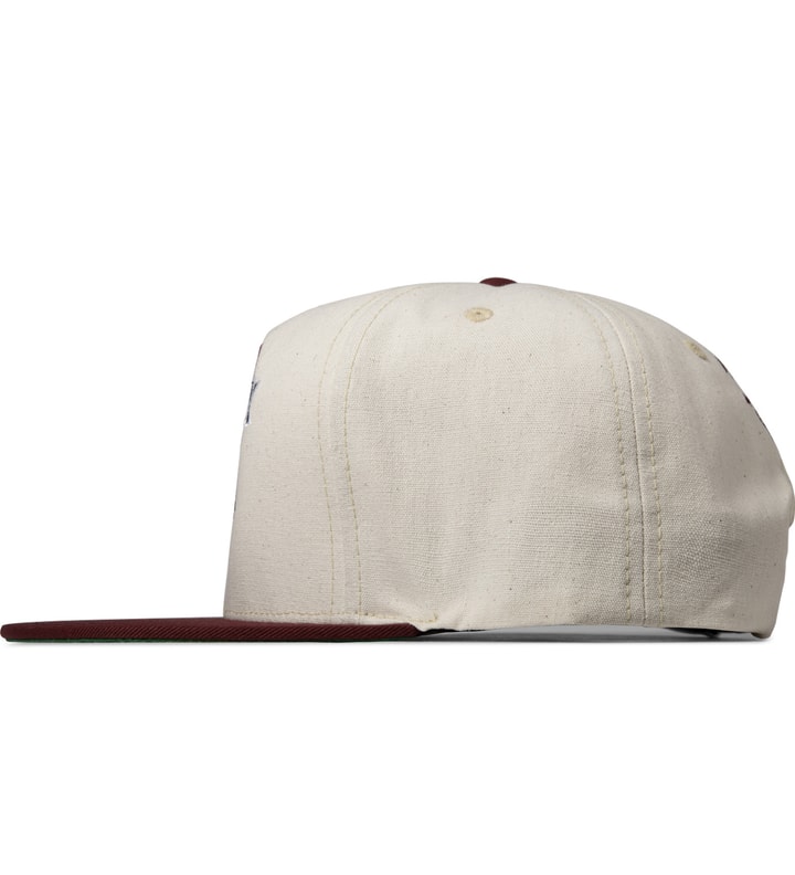 White/Burgundy Primitive x Mishka Snapback Cap Placeholder Image