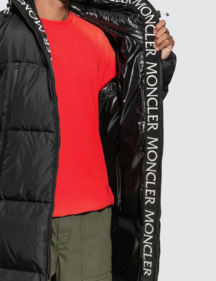 Down Coat with Logo Hood Placeholder Image