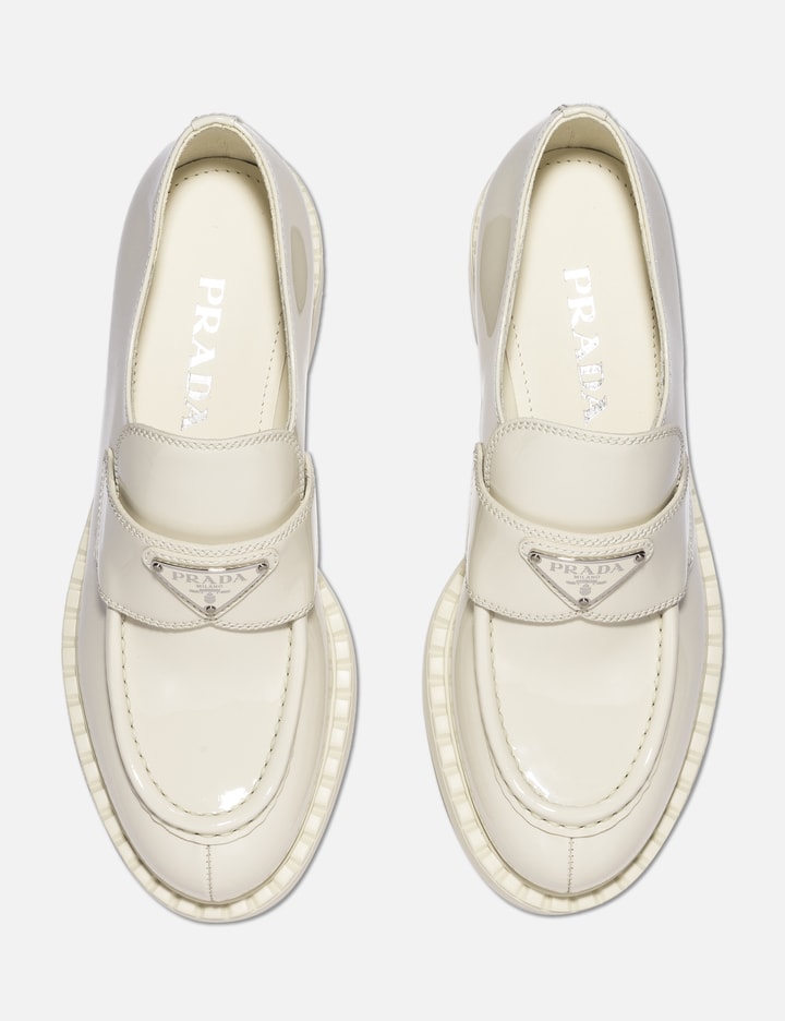 Chocolate Polished Leather Loafers Placeholder Image