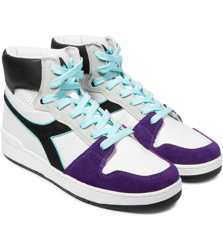 White/Black/Violet Purple Opulen Basket 80 Act Shoes Placeholder Image