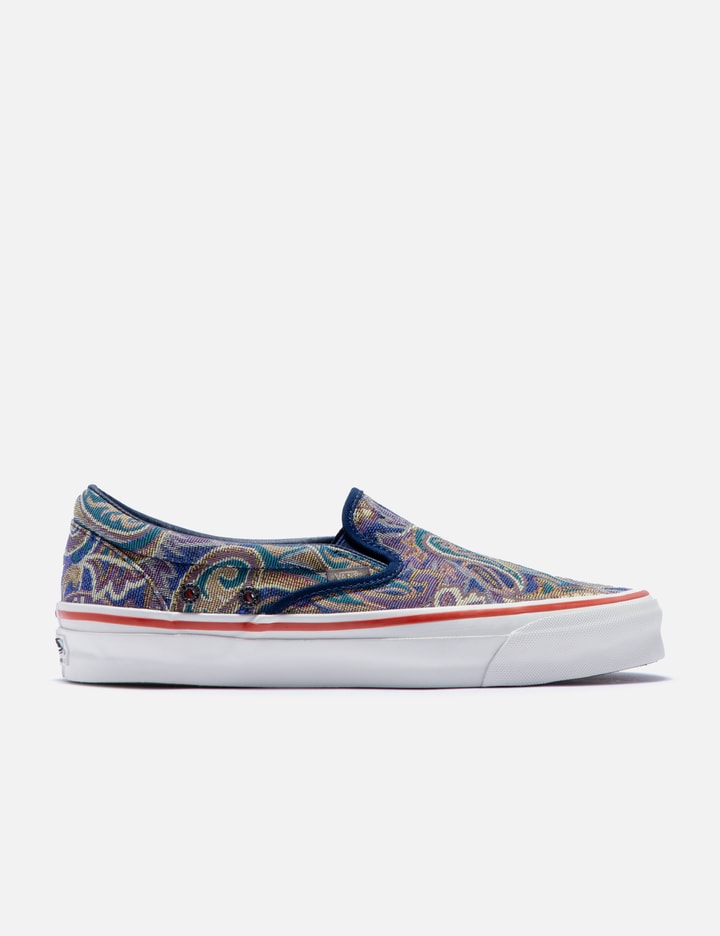 Vans vintage blue slip on Clearance