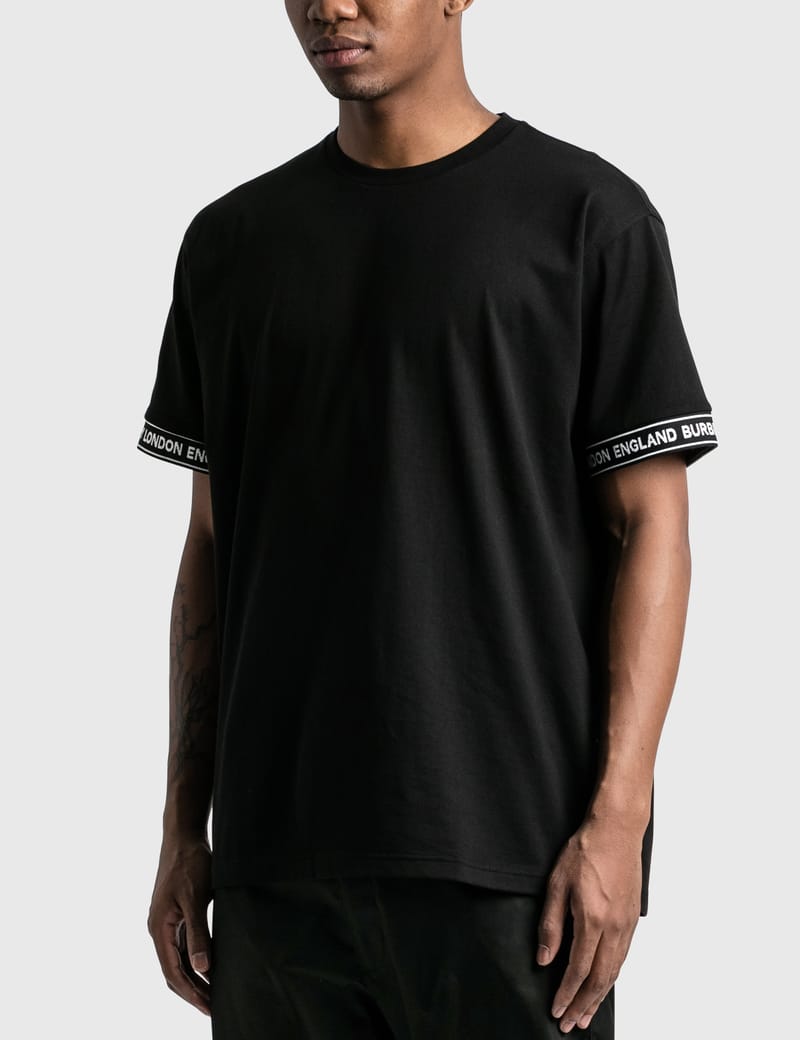 burberry logo tape t shirt