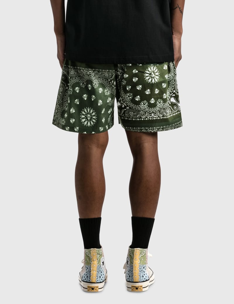 FR2 - Paisley Patchwork Shorts | HBX 