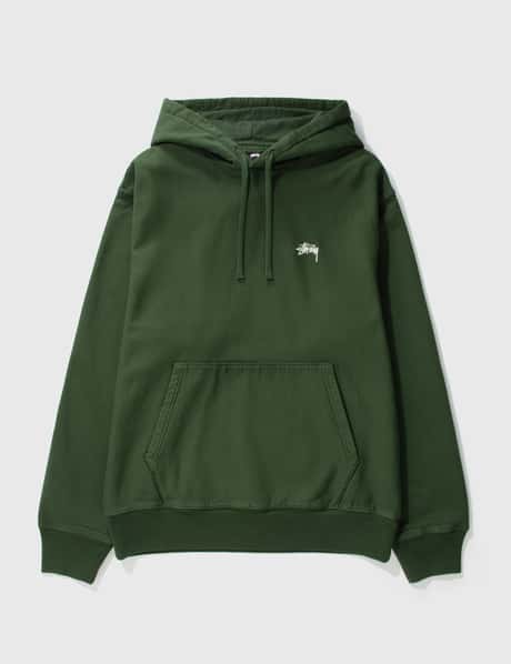 Clothing Dark Green Stussy Hoodie Stüssy Stock Logo Hoodie HBX