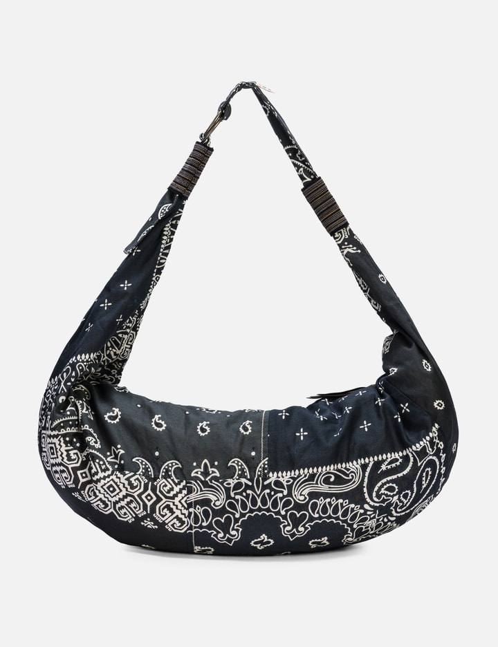 Kapital Bandana Patchwork Transit Snufkin Bag Aubergine