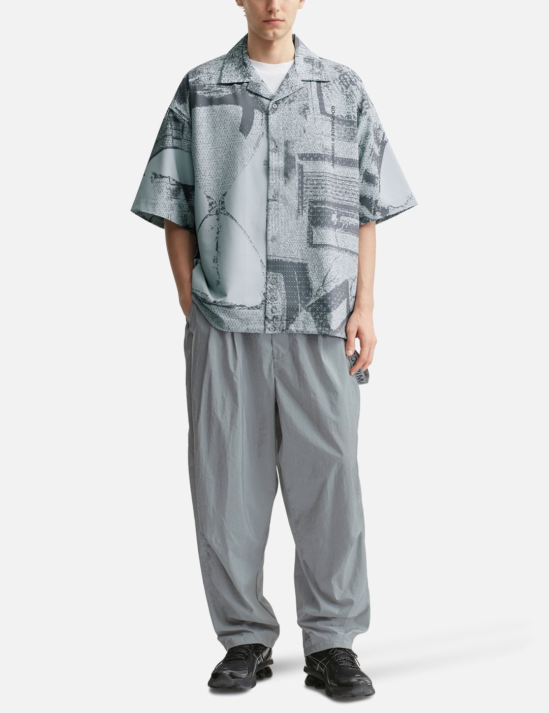X TIGHTBOOTH “GTB-03P” SP Strap Baggy Slacks view 15