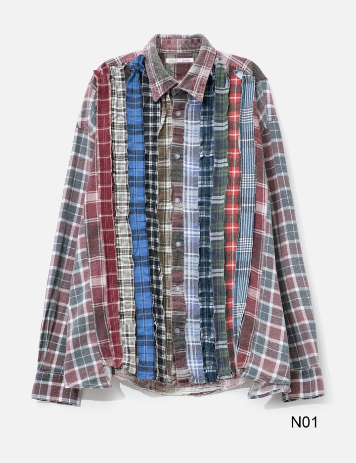 Needles Flannel Shirt - Ribbon Wide Shirt
