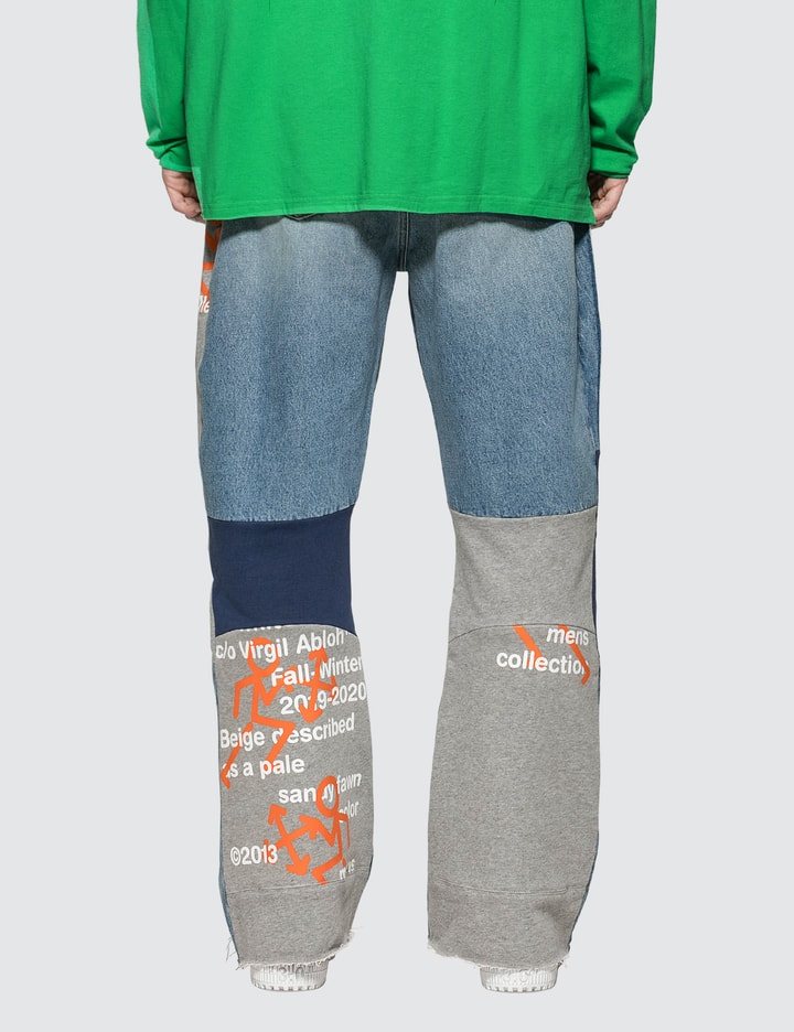 Reconstructed Panelled Jeans Placeholder Image