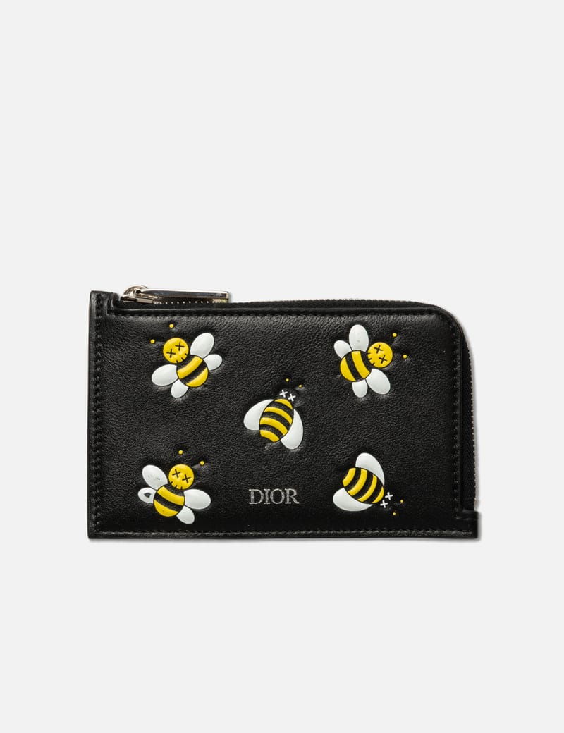 kaws dior card holder