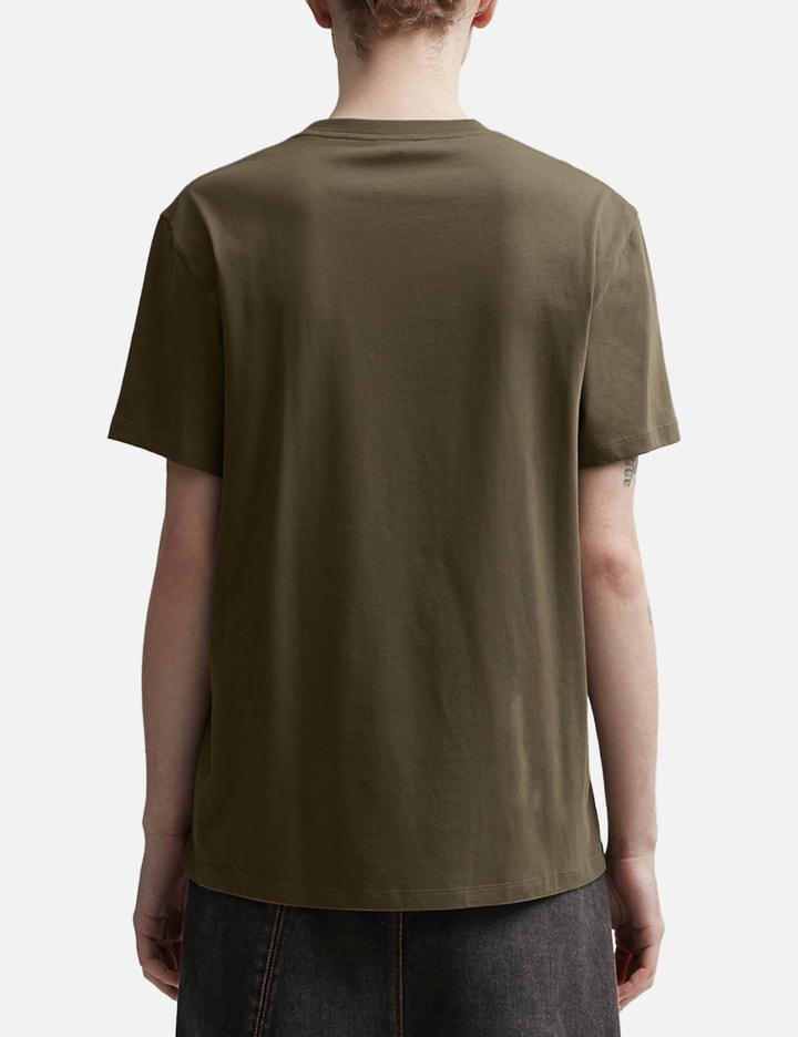 Men's Lv-Debossed Logo T-Shirt Green Size M