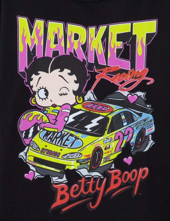 Betty Boop Racing T-shirt Placeholder Image