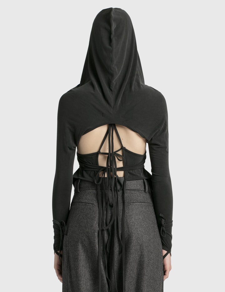 Layered Halter With Hooded Sleeve Placeholder Image