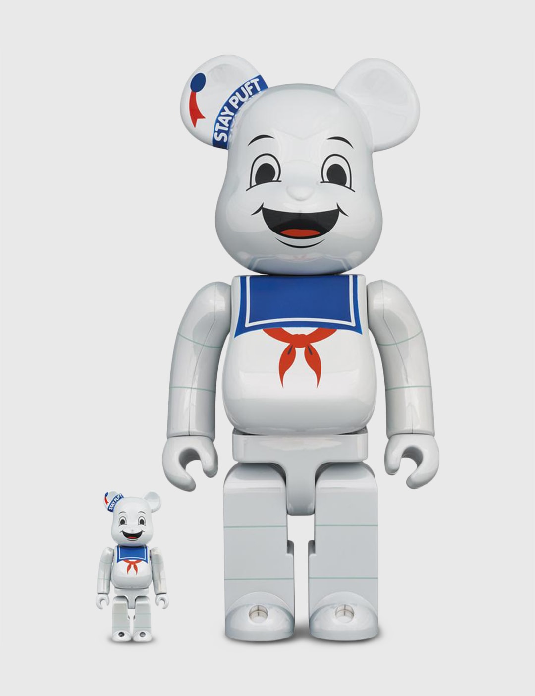 Be@rbrick Stay Puft Marshmallow Man White Chrome Ver. 100% & 400% Placeholder Image