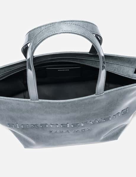 Lacquered Denim Punch Large Tote view 12