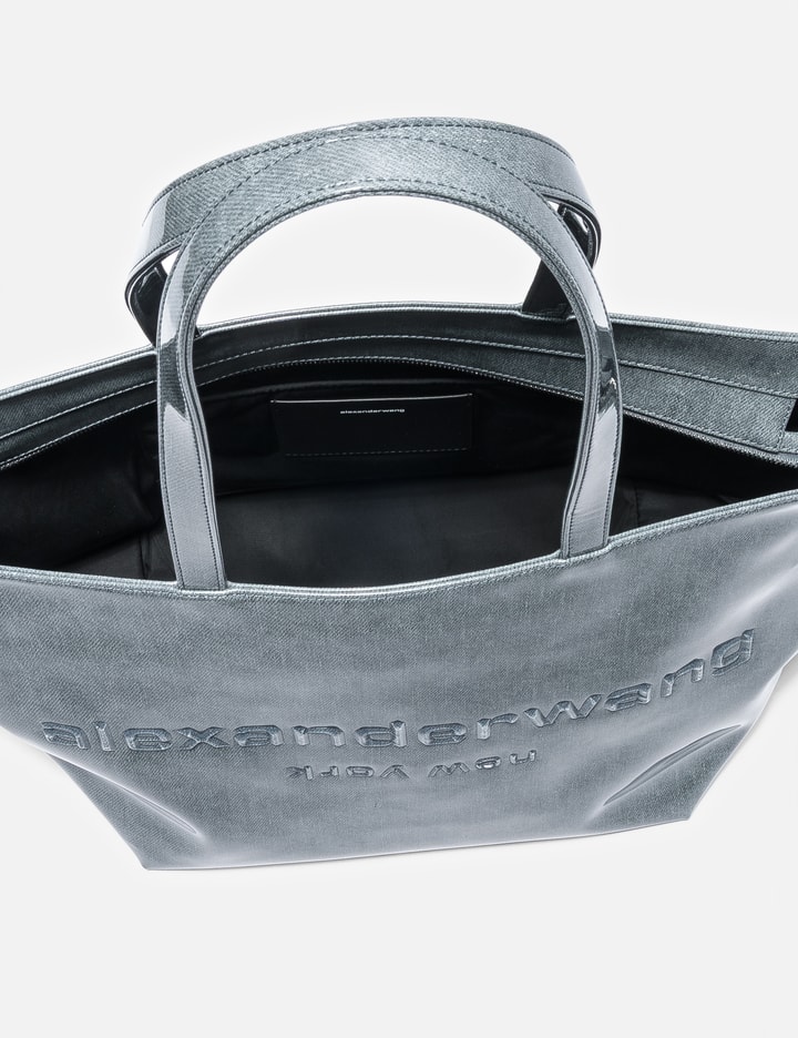 알렉산더왕 Lacquered Denim Punch Large Tote