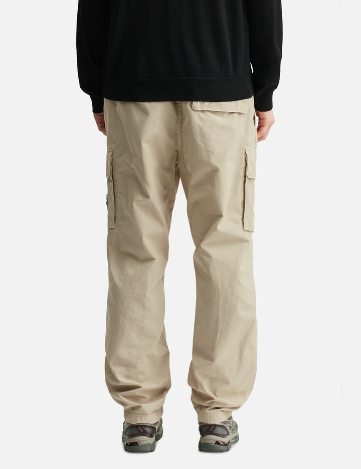 Canvas Weave Cotton Cargo Trousers Placeholder Image