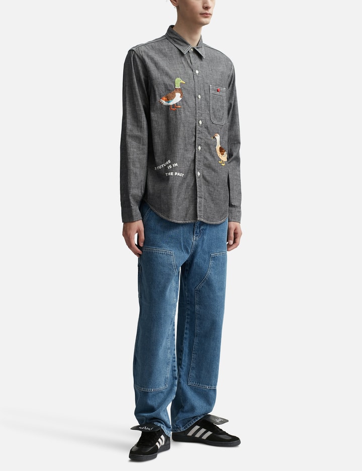シャンブレー ロングスリーブ シャツ Placeholder Image