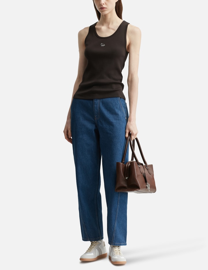 Maison Kitsuné Baby Fox Ribbed Tank Top