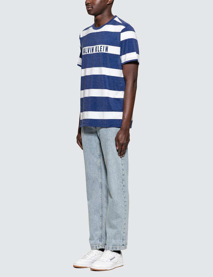 Stripe Print S/S T-Shirt Placeholder Image