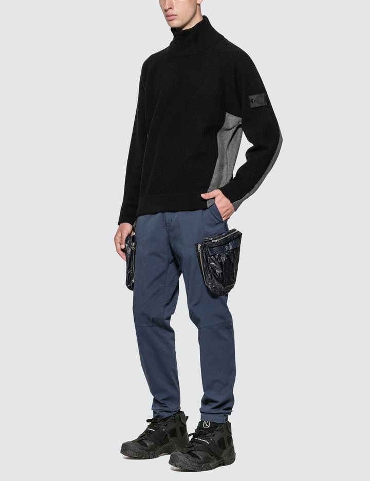 Contrast Mock Neck Sweater Placeholder Image