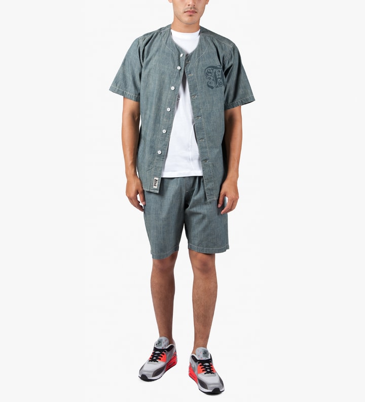 Prison Blue Baseball Shirt Placeholder Image