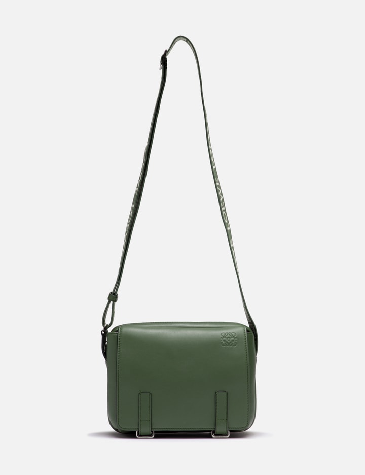 Loewe Xs Military Messenger Bag In Green