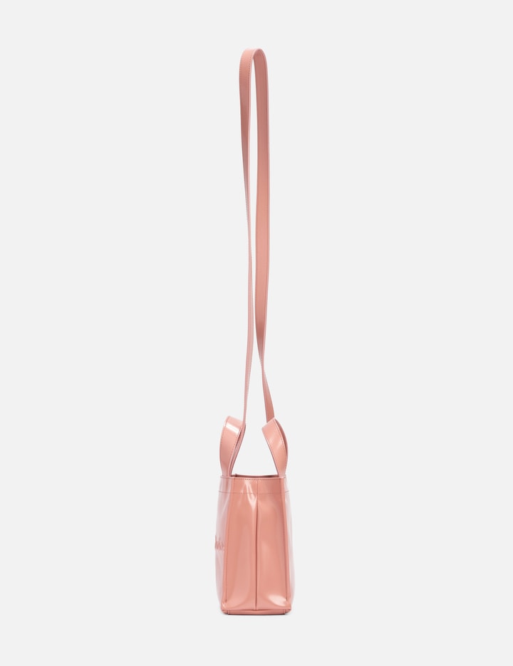Shop Acne Studios Logo Mini Shoulder Tote Bag In Pink