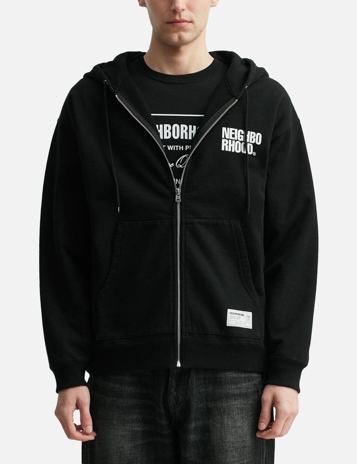 Classic Sweat Zip Hoodie Long Sleeves Placeholder Image