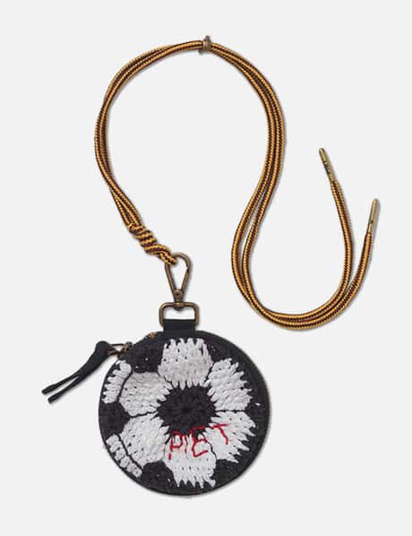 PIET Football Crochet Coin Pouch