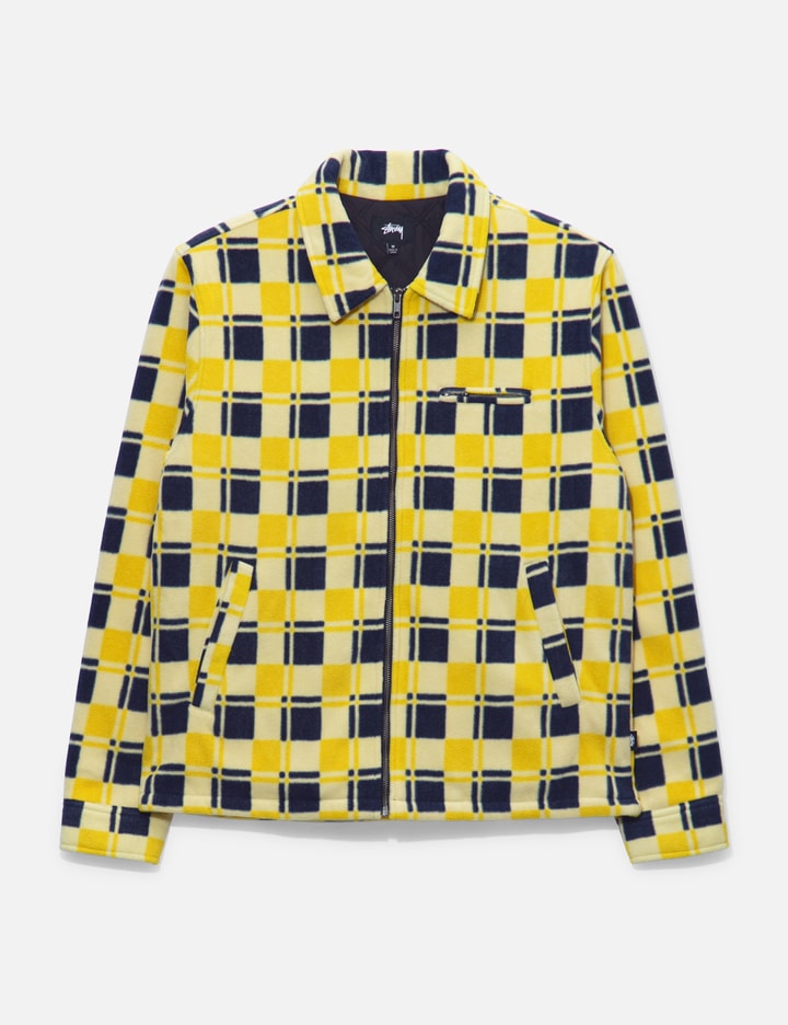 Stussy Fleece Jacket In Yellow