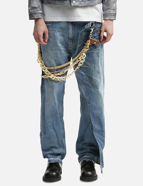 X Levi's Layered Jeans With Chains view 12
