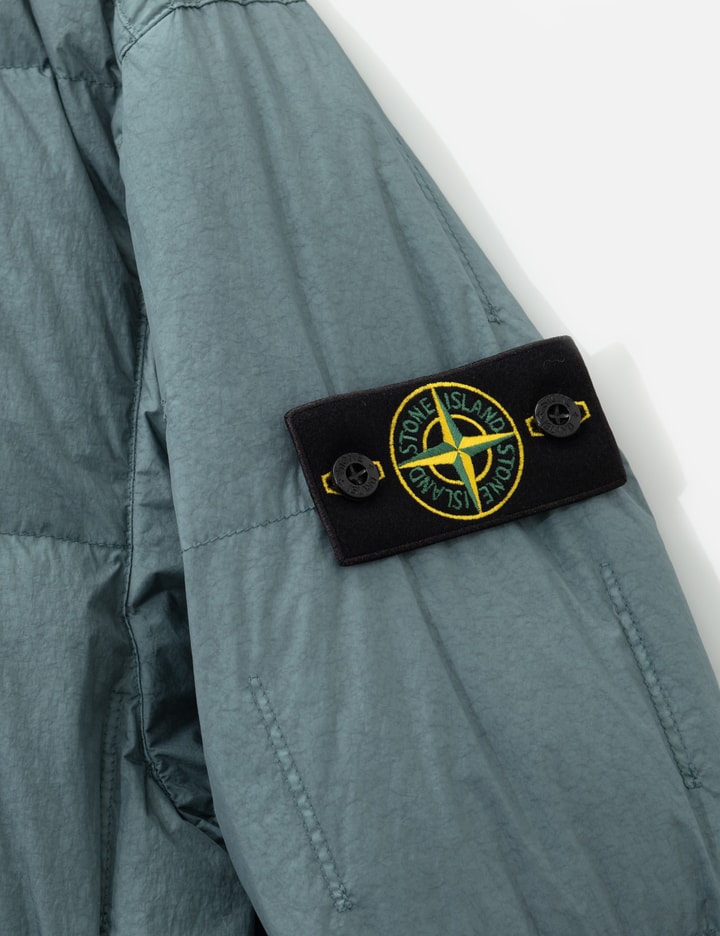 Stone Island Garment Dyed Crinkle Reps NY Puffer Shirt Jacket