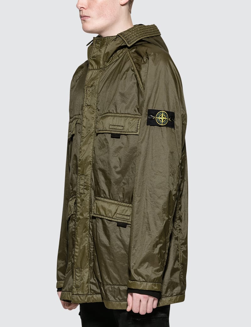 stone island lamy flock field jacket