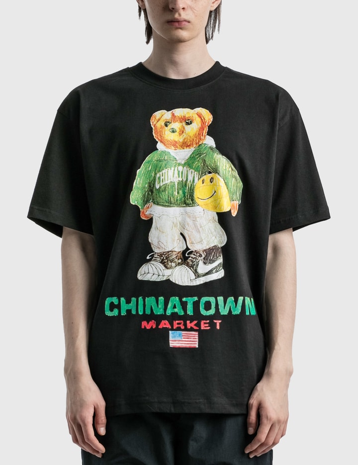 Smiley Sketch Basketball Bear T-shirt Placeholder Image
