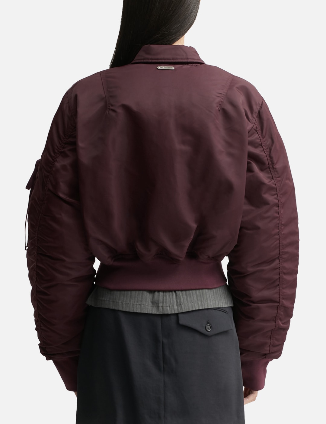 Cropped Bomber Jacket view 15
